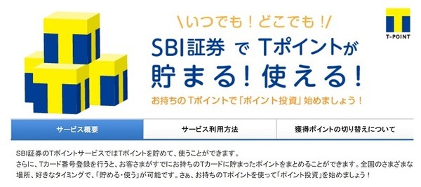SBI証券でポイント投資