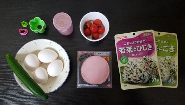 4つの工程で使う材料