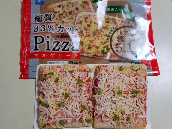 シャトレーゼの冷凍ピザには糖質制限をしている方でも楽しめる
