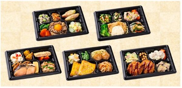 「まごころおかず」は5種類の惣菜で構成されています