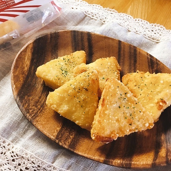 ほんのりチーズ味です