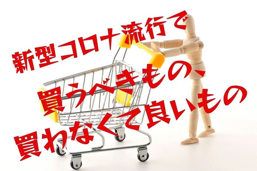 買うべきものと 買わなくて良いもの