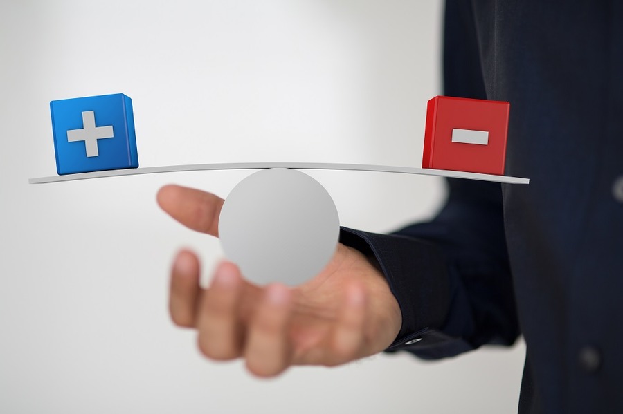 プラスマイナスのバランス