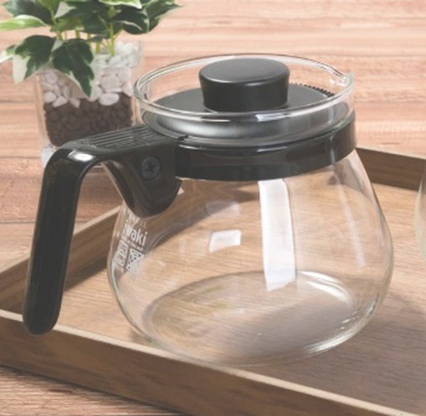 耐熱ガラスのティーサーバー
