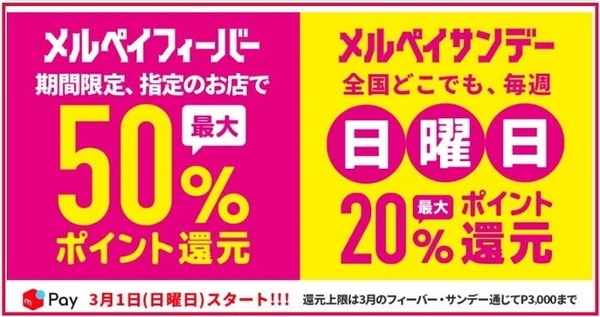 メルペイフィーバー