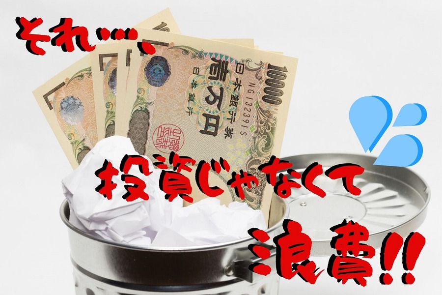 投資じゃなくて浪費かも