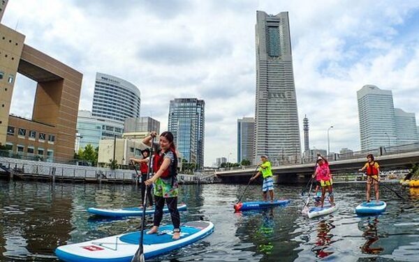 横浜SUP倶楽部で体を動かす