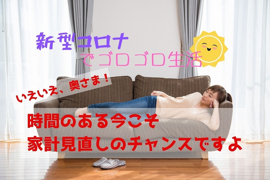 巣ごもり生活中に家計見直し