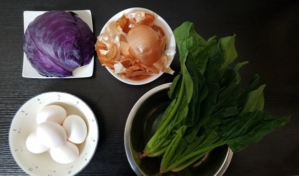 染色液を作るための染色食材