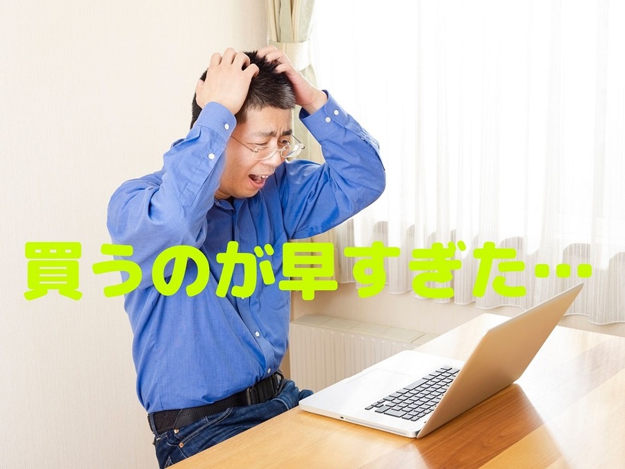 買うのが早すぎた