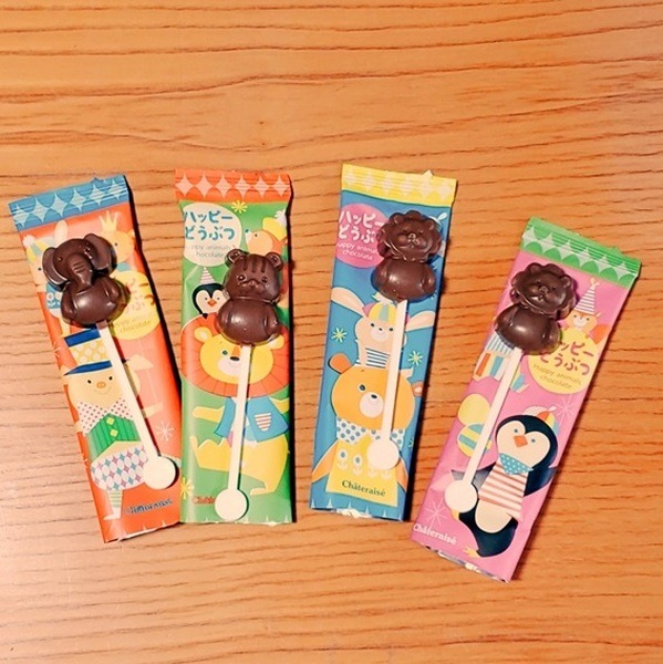 個包装になっているチョコ