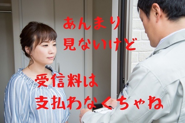NHK受信料・しぶしぶ支払う