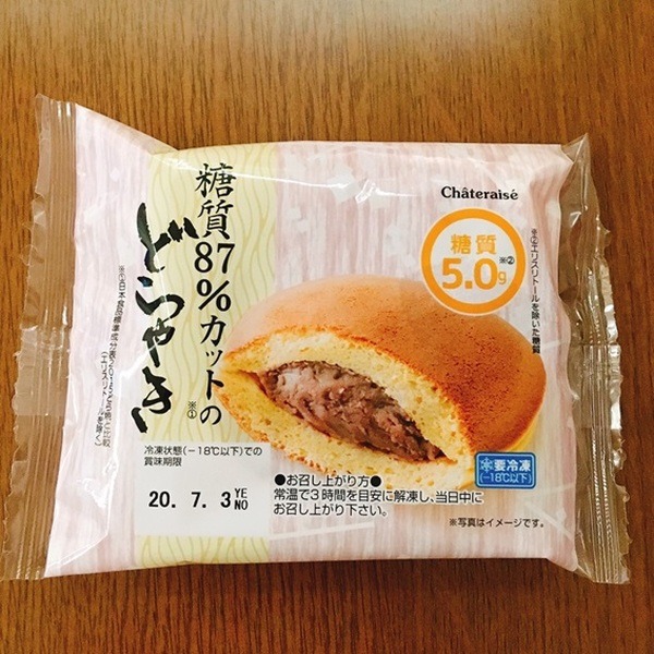 どらやきは、糖質はなんと87％もカット