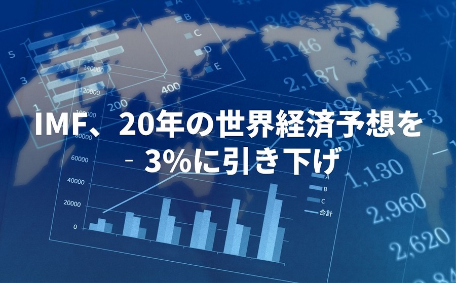 IMF、20年の世界経済予想を‐3%に引き下げ