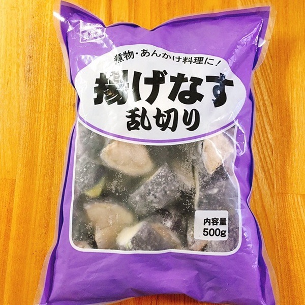 冷凍揚げなす