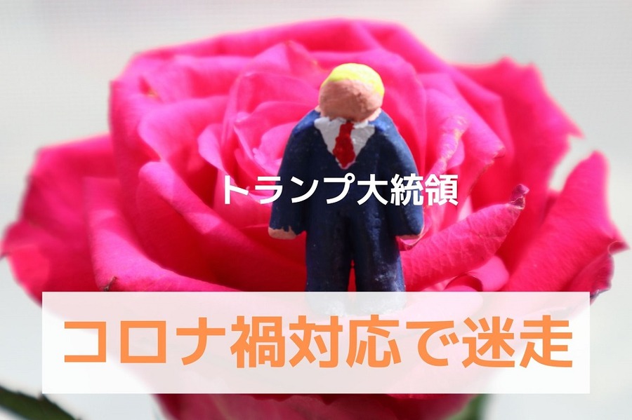 コロナ禍対応で迷走するトランプ大統領