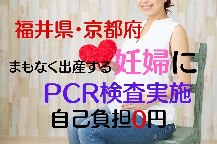 福井県・京都府で妊婦にPCR検査実施