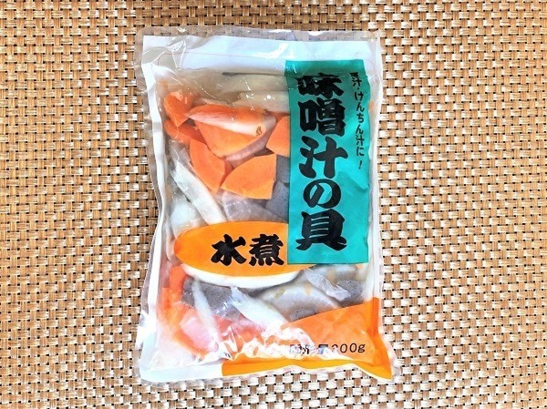 具沢山なみそ汁の具の水煮