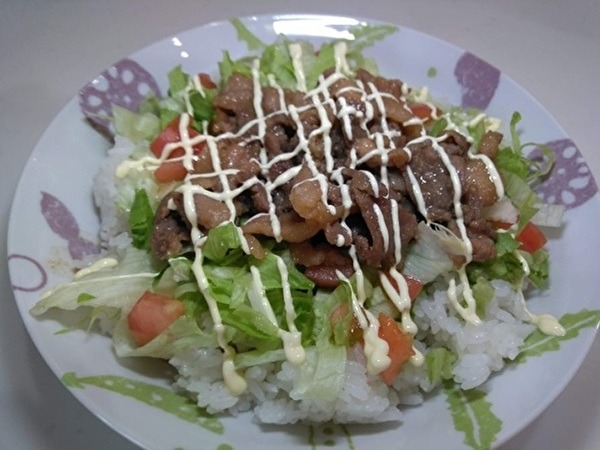 冷凍豚肉を使ったシシリアンライス