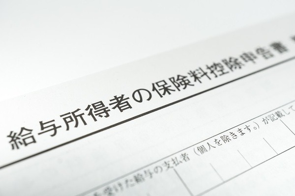 給与所得者の保険料控除申告書