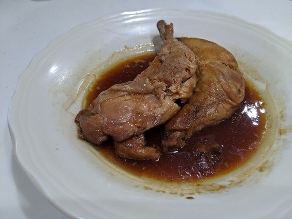 チキンのてりっと煮を実食