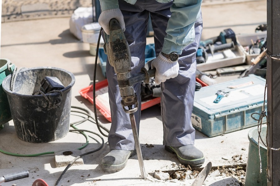 都市ガスの工事