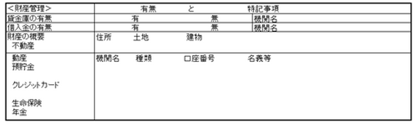 未来へ向けてのメッセージ、ノンフィクション「エンディングノート・自分史」　　　　