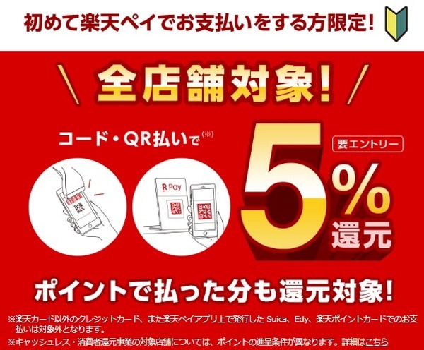 ポイントで払った分も還元対象です
