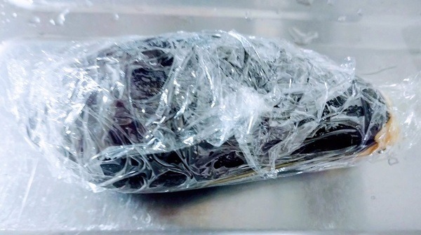 ラップでくるんで、4分レンチンする
