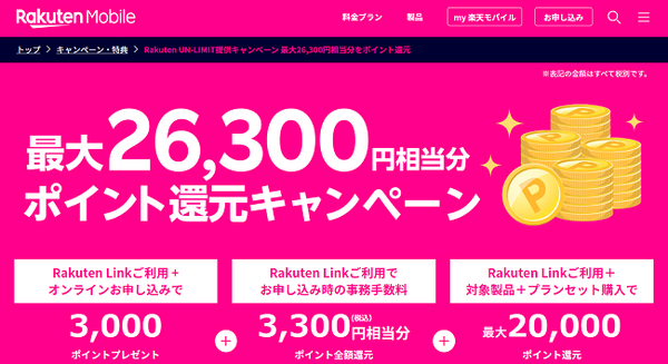 楽天モバイル