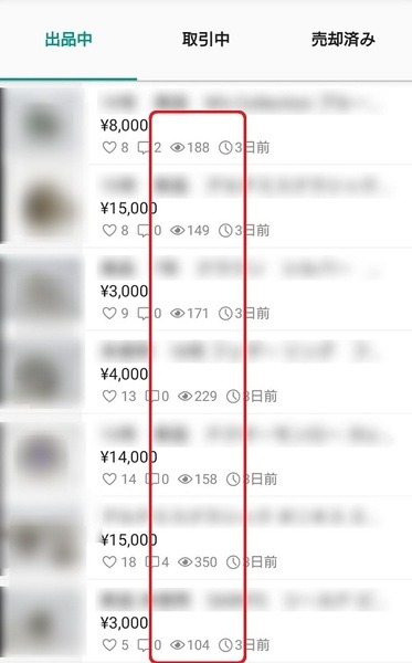 閲覧数がわかる