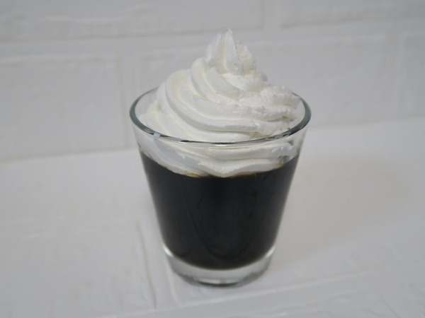 ホイップたっぷりコーヒーゼリー