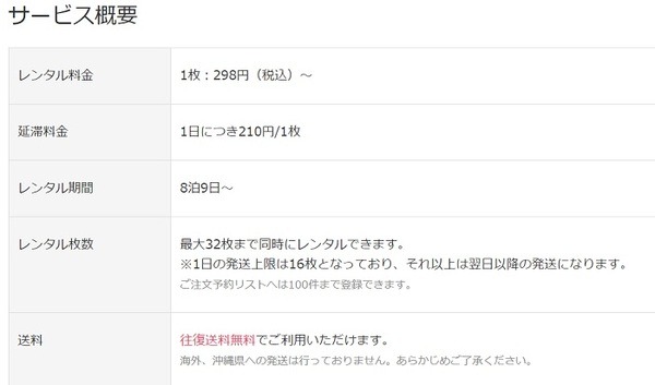 DMM.comの宅配レンタルDVD送料無料