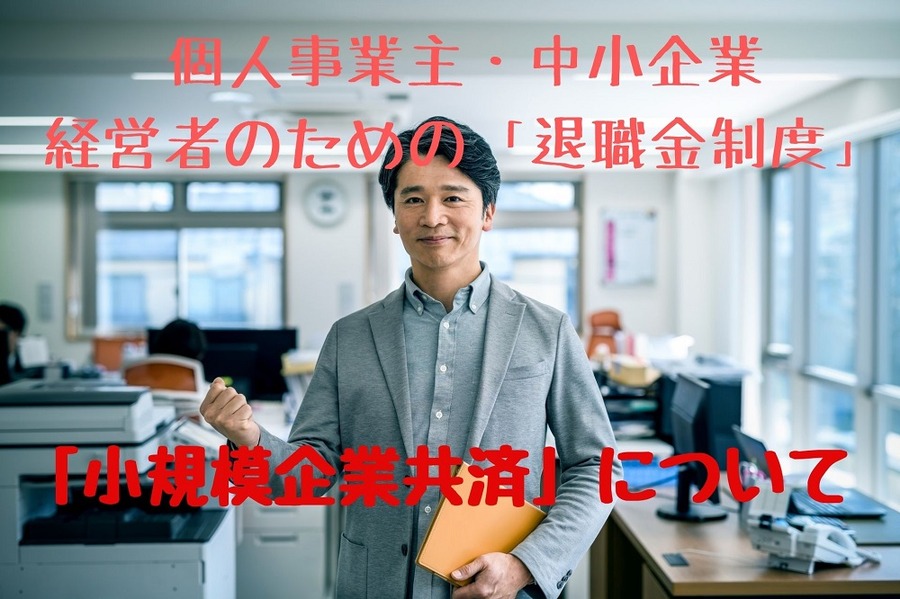 個人事業主・中小企業の経営者のための「退職金制度」
