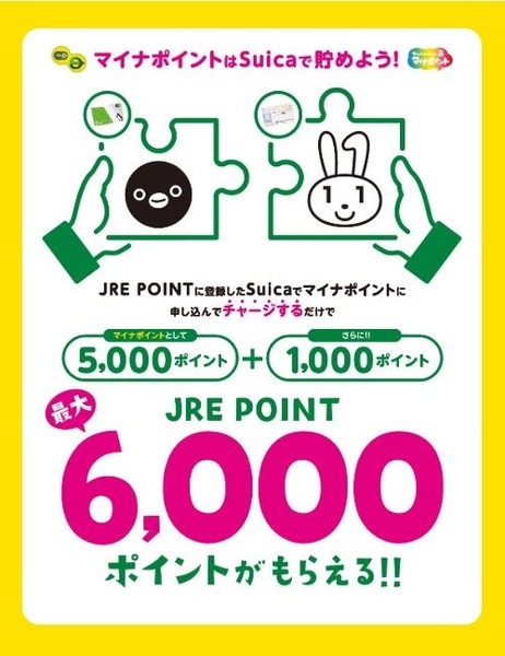 マイナポイントをSuicaで貯めよう