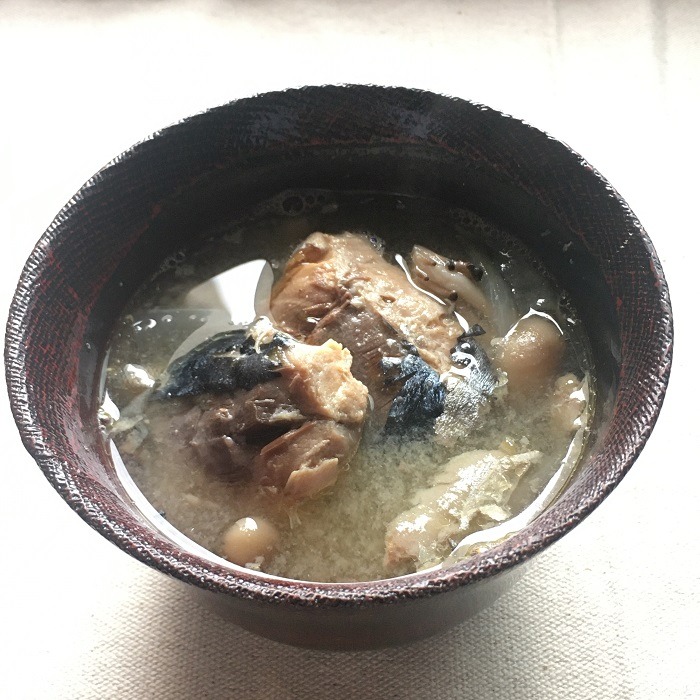 サバ缶のみそ汁