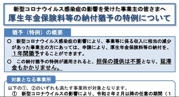 納付猶予の特例について
