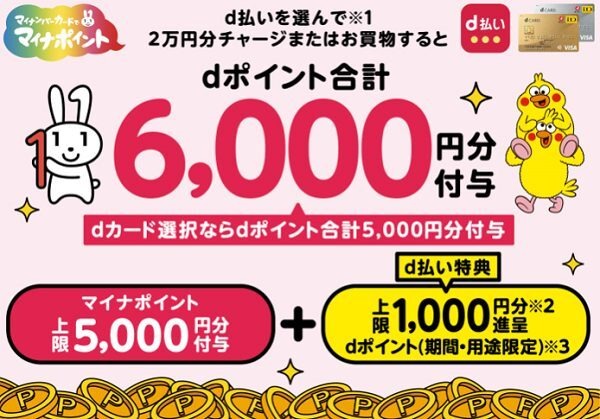 マイナポイントでお得をげっと