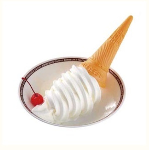コメダ珈琲店のミニソフトクリーム