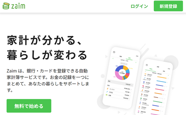 家計簿アプリZaim