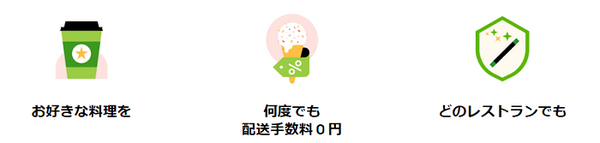 ウーバーイーツのサブスク登場