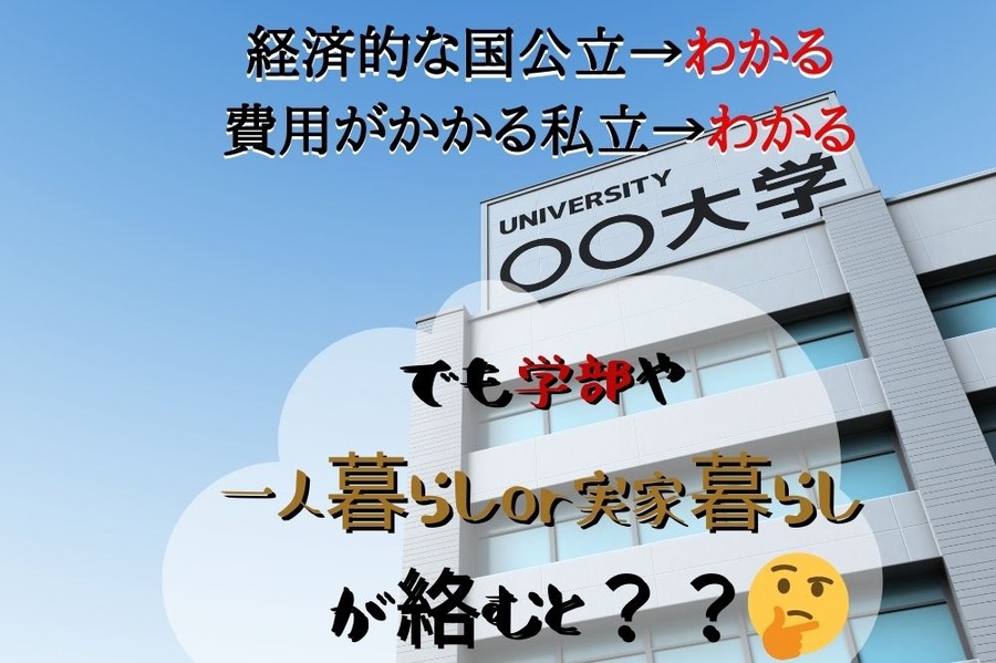 大学の費用