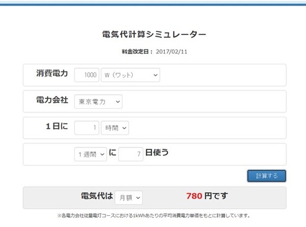 家族5人、入浴+ドライヤーでかかる電気代・ガス代を計算　傾向を知り節約に役立てる