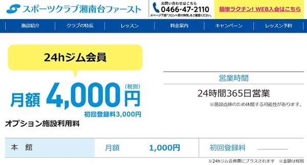スポーツクラブ湘南台ファースト