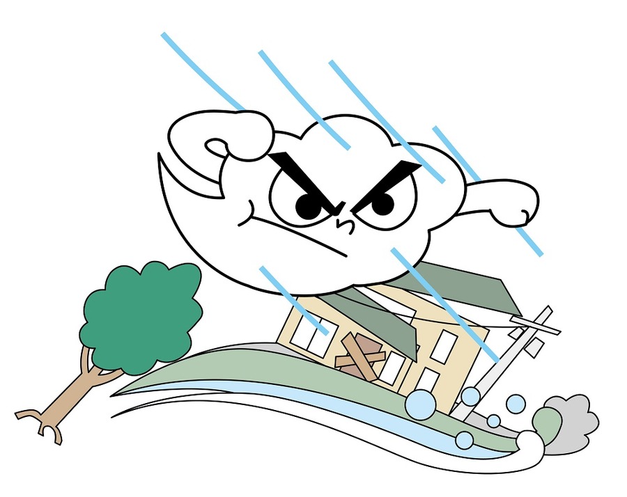 住宅の水災には火災保険で備えましょう