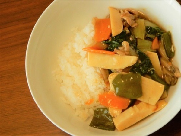 野菜たっぷり中華丼