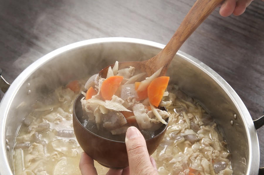 具だくさん煮物で一汁一菜