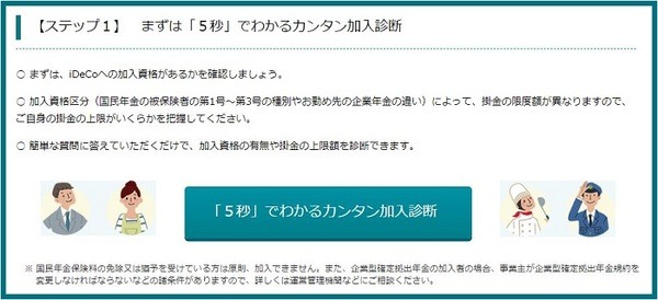 iDeCo加入診断