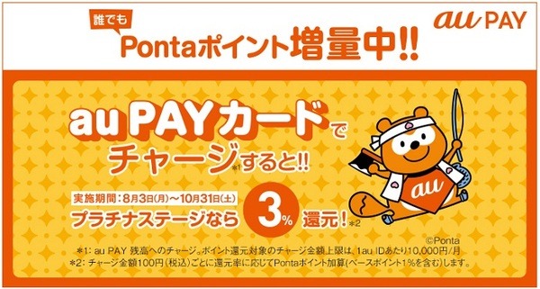 Pontaポイント増量中の明細