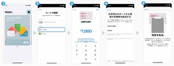 既存のPASMOカードを取り込む